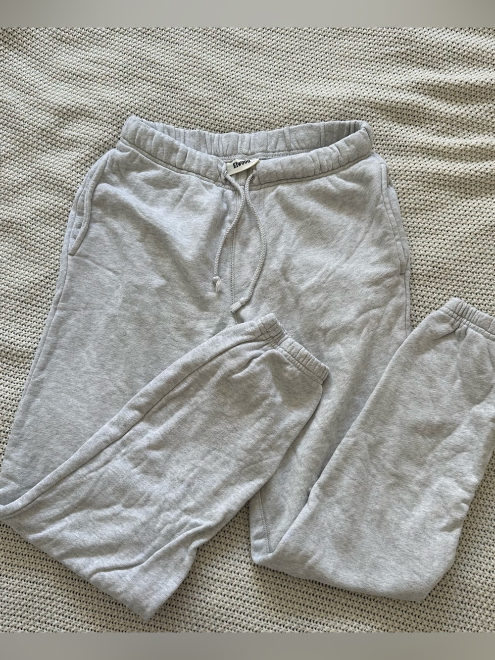 Elwood Heather Gray Organic Cotton Sweatpants Joggers